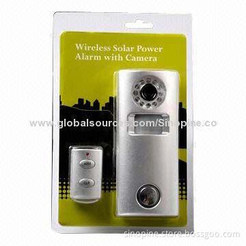 GSM SMS Solar Home Alarm System with 8pcs Door Alarm and Video Recorder